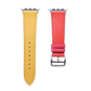 YELLOW/RED APPLE WATCH STRAP